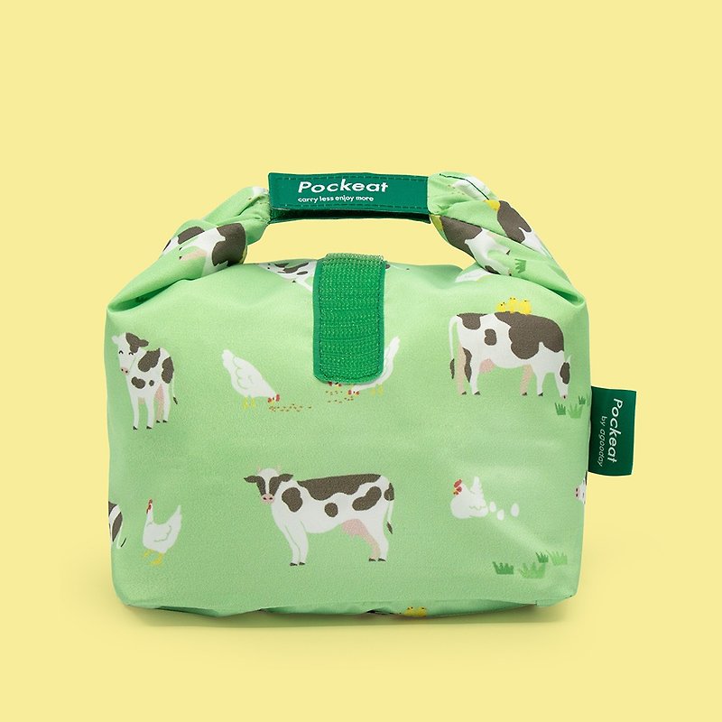 好日子 | Pockeat環保食物袋(小食袋)-TSPCA-快樂雞與牛
