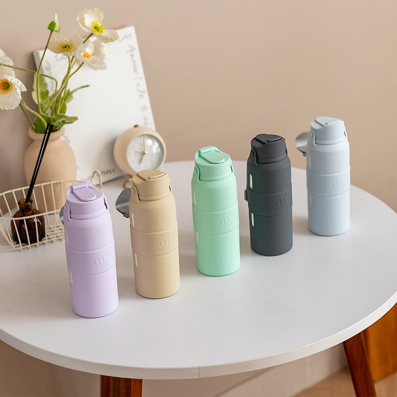 暖心上市 | Swanz天鵝瓷 陶瓷卡樂瓶-420ml (共五色) - 保溫瓶/保溫杯 - 陶 多色