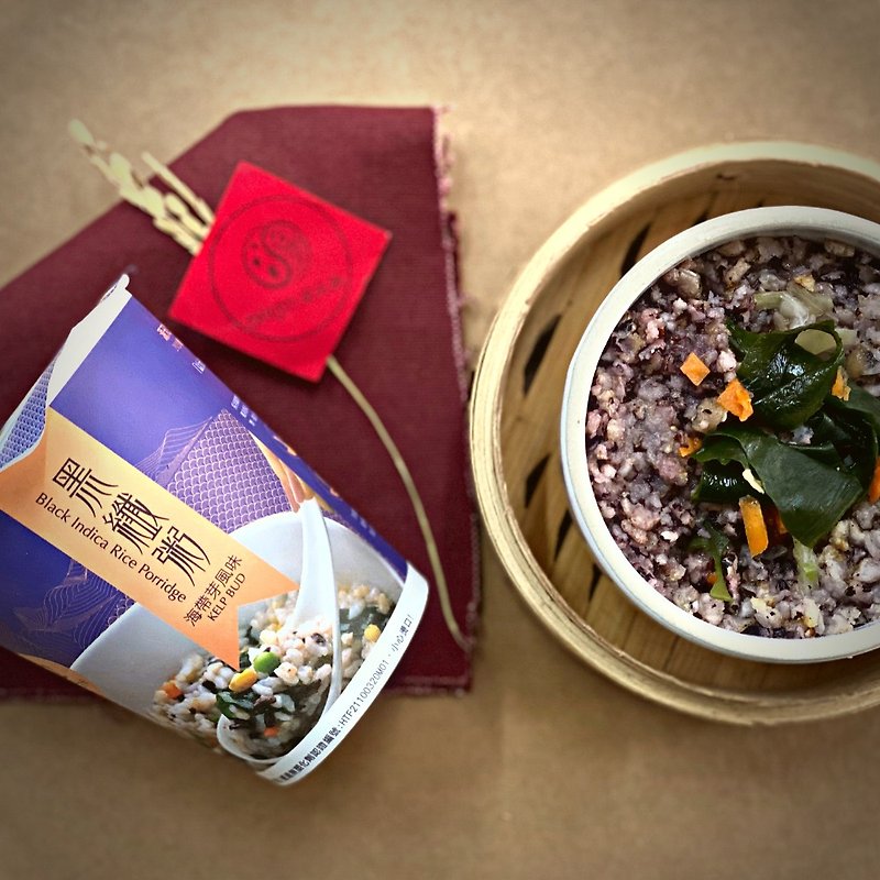 Source Natural Black Fiber Porridge 45G*3 Cups [Seaweed Sprout Flavor] - Grains & Rice - Other Materials 