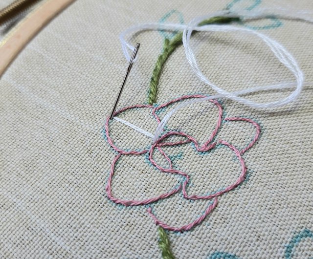デジタル】刺繡蘭花蘭手刺繍DIY、花柄pdf - ショップ Embroidery