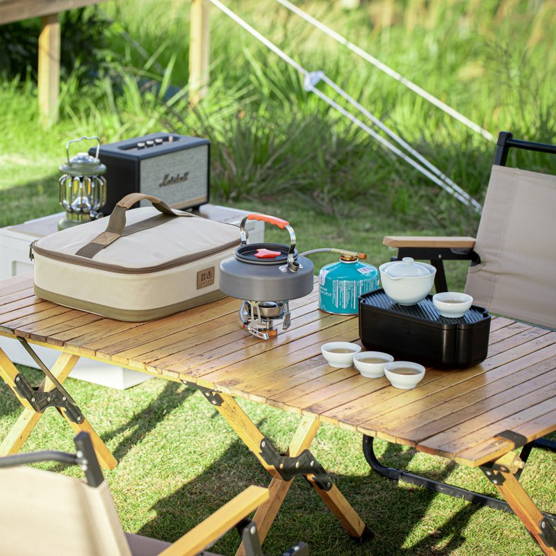 最後一件| 露營茶具套裝 - 茶壺/茶杯/茶具 - 瓷 白色