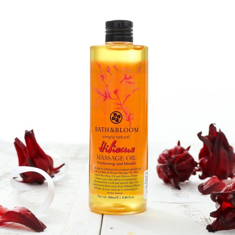 【Bath & Bloom】扶桑花臉部及身體按摩油 260ml - 精華液/精華油 - 其他材質 