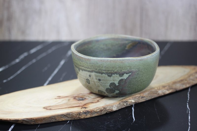 【送禮好物】七日柴燒 茶碗 抹茶碗 天然落灰 名家葉敏祥手作 - 茶壺/茶杯/茶具 - 瓷 