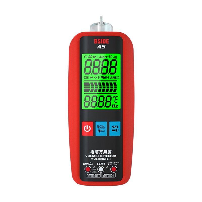 【A5】Full-featured electric pen multimeter (batteries not included) - แกดเจ็ต - วัสดุอื่นๆ สีแดง