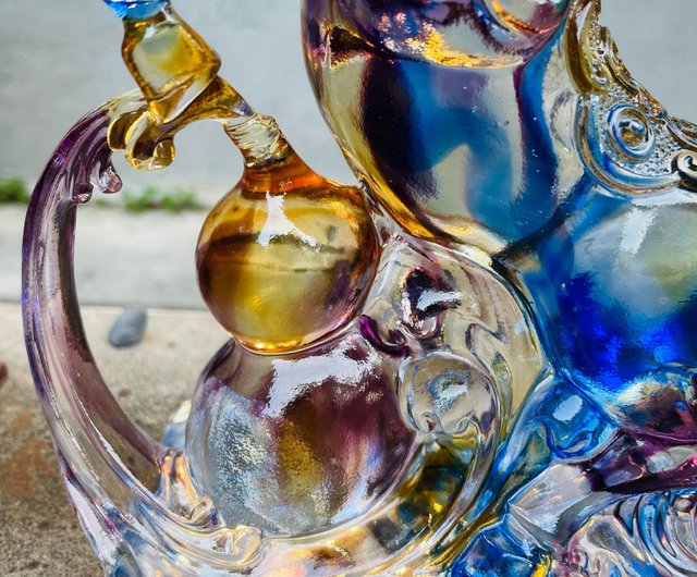 ガラスの干支馬ひょうたん 幸運がもうすぐやってくる - ショップ