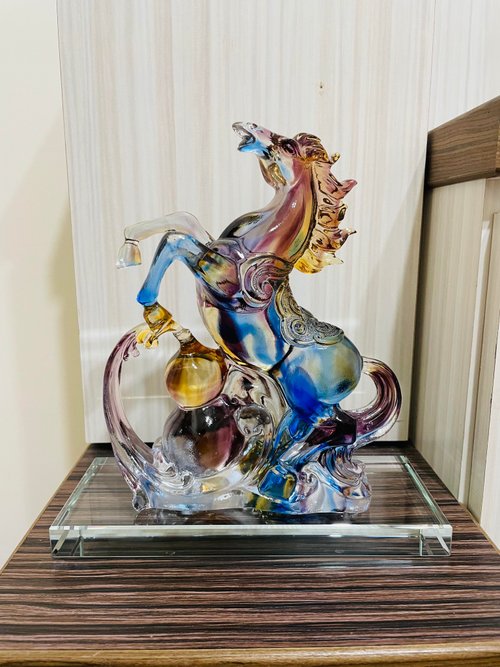 丹陽作　馬　置物　ガラス 500x0.jpg