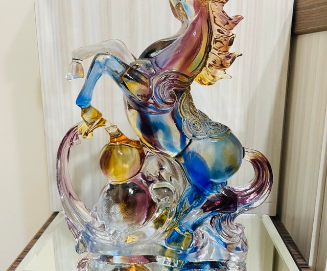 ガラスの干支馬ひょうたん 幸運がもうすぐやってくる - ショップ