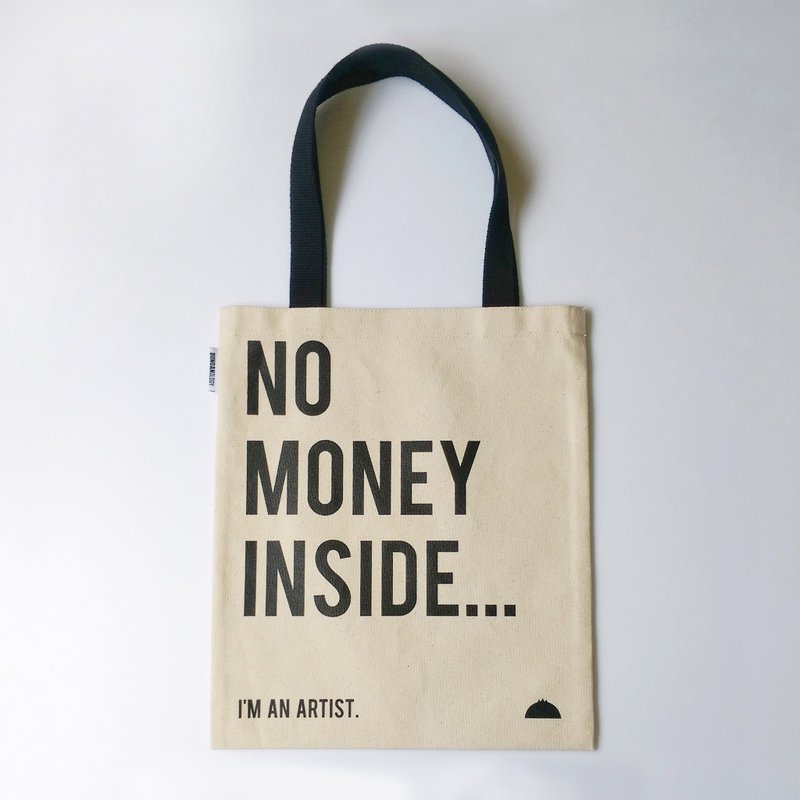 當肯X究極廣富號職人手工帆布包 No Money Inside... 款 - 側背包/斜背包 - 棉．麻 