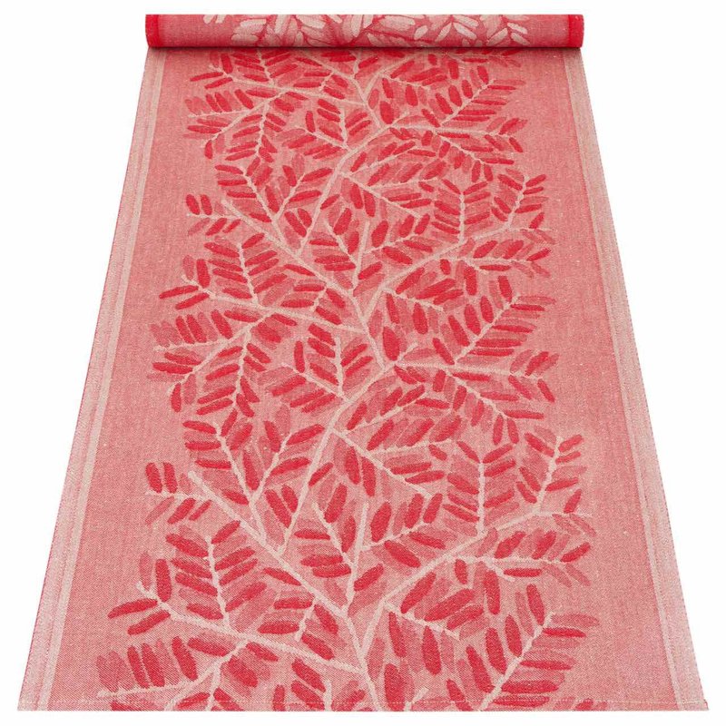 VERSO Linen Table Runner (Red) - ผ้ารองโต๊ะ/ของตกแต่ง - ผ้าฝ้าย/ผ้าลินิน สีแดง