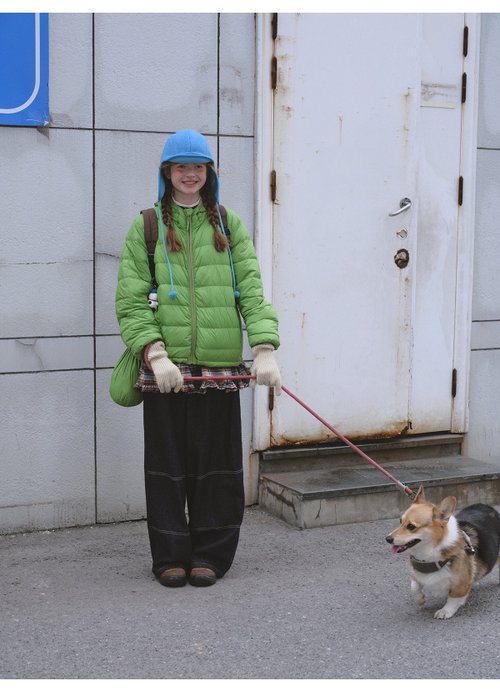 oddmaker odd maker新標90白鴨絨排骨連帽羽絨服女廓形顯瘦保暖休閒短外套