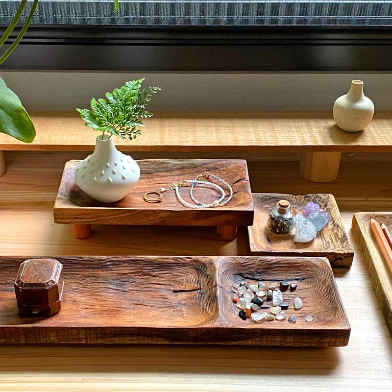 木森置物盤系列 - 擺件 / 裝飾 / 置物盤 - 居家收納/收納盒/儲物盒 - 木頭 咖啡色