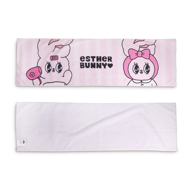 towel/handkerchief - Esther bunny T007 - Towels - Polyester Pink