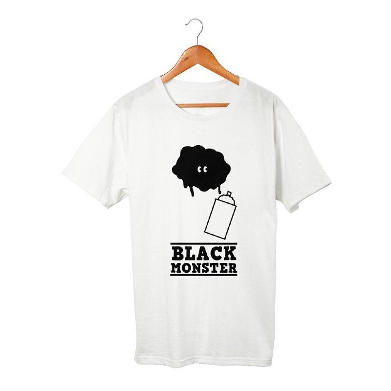 Black Monster # 16 T-shirt - Unisex Hoodies & T-Shirts - Cotton & Hemp White