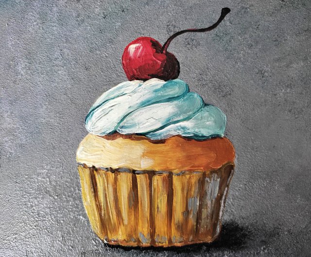 Dessert sold painting