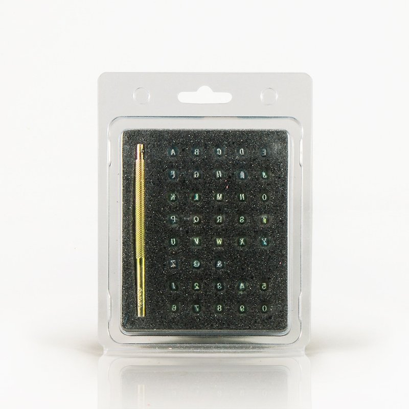 1/8" Mini Letters, Numbers and Symbols Stamp Set - เครื่องหนัง - หนังแท้ 