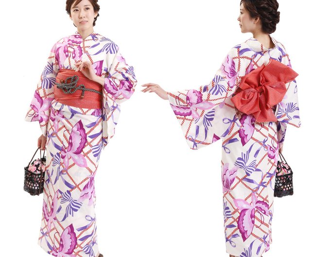 Women's Yukata Obi 2-piece set F size x24-09 yukata - Shop