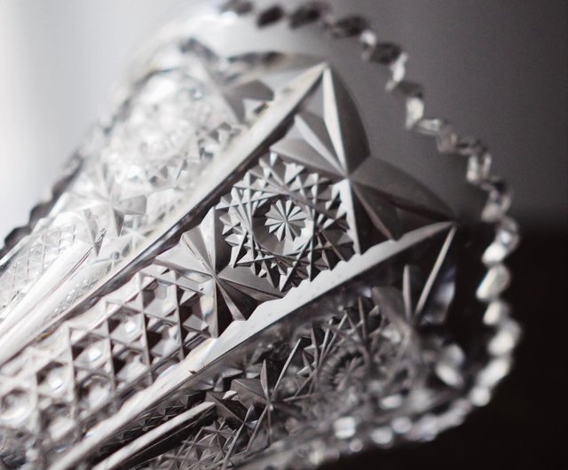 チェコスロバキア ヴァラスカ ベラ ヴィンテージ カット クリスタル