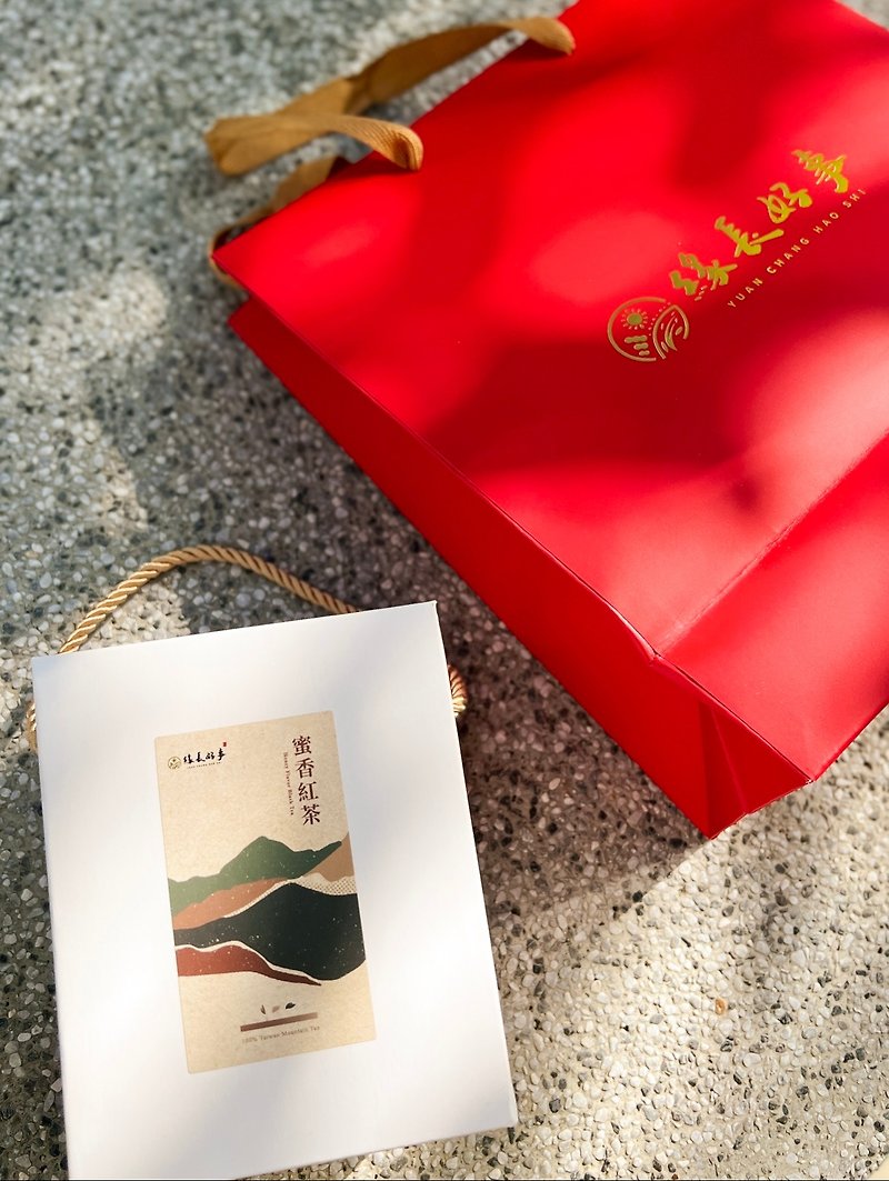 Yuan Changhaoshi Exquisite Honey Fragrance Black Tea Bag Portable Gift Box 1 box 10 bags into wedding tea/gifts/drinking tea - Tea - Other Materials Pink