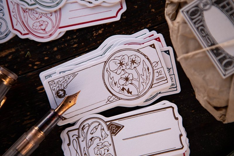 The Wayfarer's Note   Letterpress Cards - การ์ด/โปสการ์ด - กระดาษ หลากหลายสี