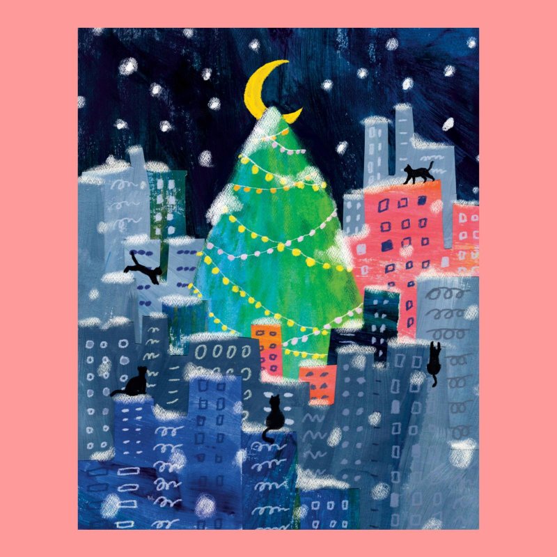 【Warmth in every corner】Hand-made Christmas card - การ์ด/โปสการ์ด - กระดาษ หลากหลายสี