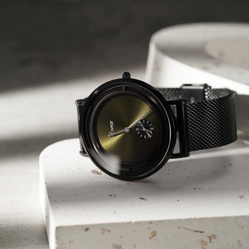 Minimalist Style Series - Olive Green - Men's & Unisex Watches - Glass 