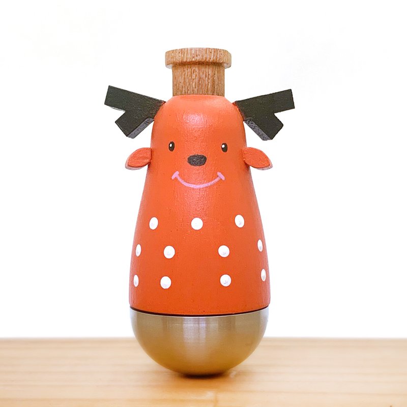 Wen Sen Di – Taiwan sika deer KAZOO doll - กีตาร์เครื่องดนตรี - ไม้ สีแดง