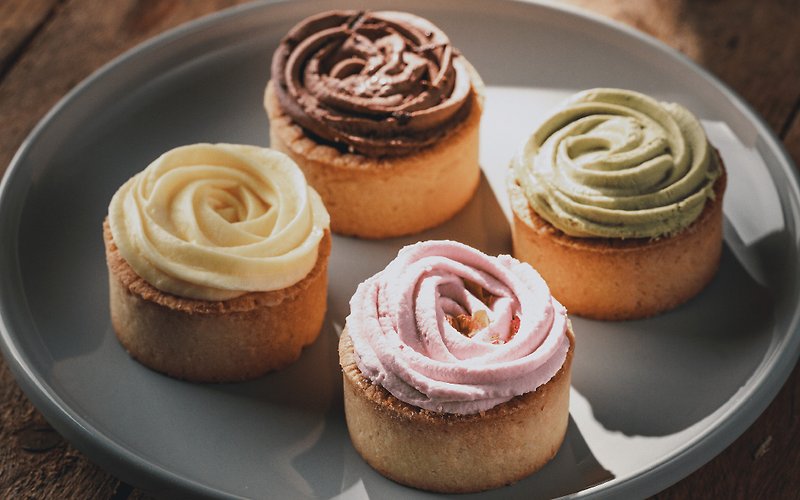 【SHMILY Handmade Dessert】Handmade Rose Lemon Tower - เค้กและของหวาน - อาหารสด ขาว