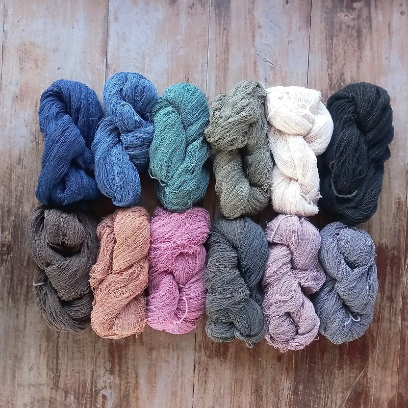 Approximately 70g / Choose 1 or 2 / Thai vegetable-dyed cotton thread skein 0.5mm / Cotton / Weaving, garlands, tassels, wrapping, DIY - Knitting, Embroidery, Felted Wool & Sewing - Cotton & Hemp Multicolor