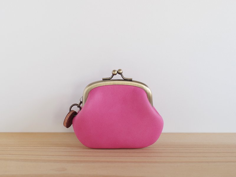 Leather Coin Pink Coin Purse - Coin Purses - Genuine Leather Pink