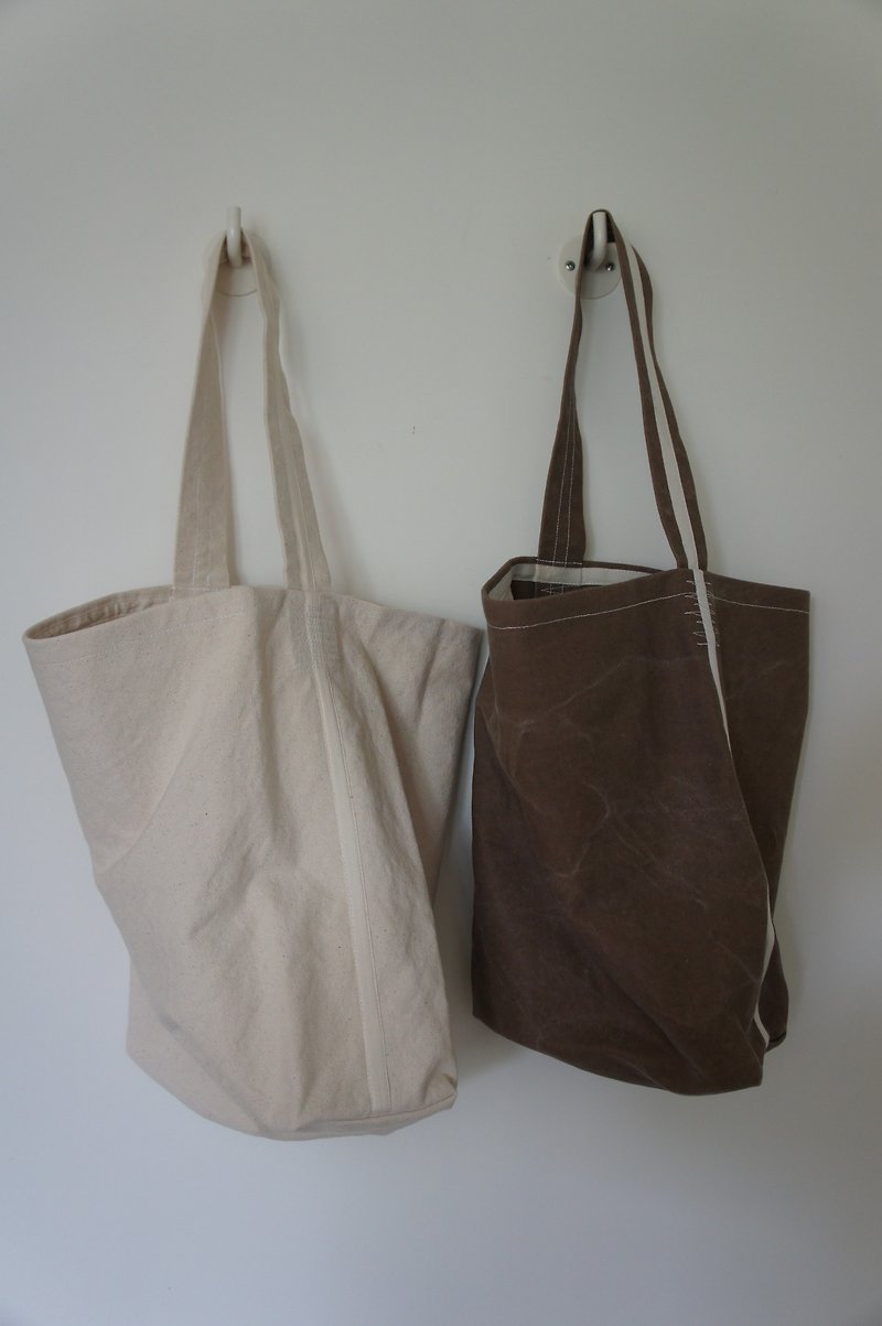 Unilateral Canvas Shoulder Bag-White - Messenger Bags & Sling Bags - Cotton & Hemp White