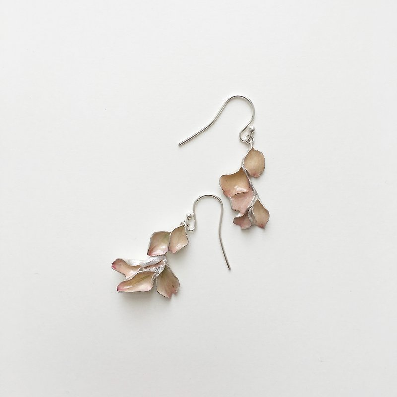 Sakura blooming ear spring breeze pink earrings 2 - Earrings & Clip-ons - Other Metals 