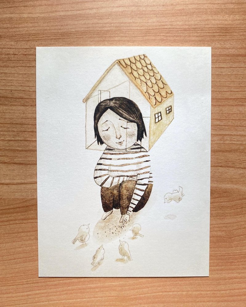 Daily postcards for birds, huts and girls - Cards & Postcards - Paper Khaki