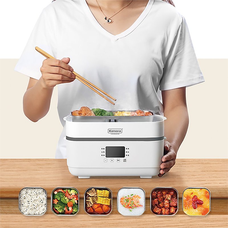 HD-2140 [action kitchen] fashionable cooking lunch box take away lunch box - Other Furniture - Other Materials White