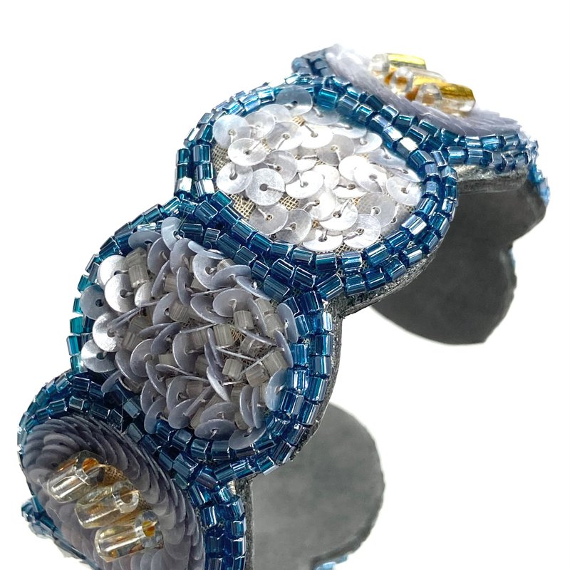 Bangle Haze Blue 1 piece - Bracelets - Other Materials Blue