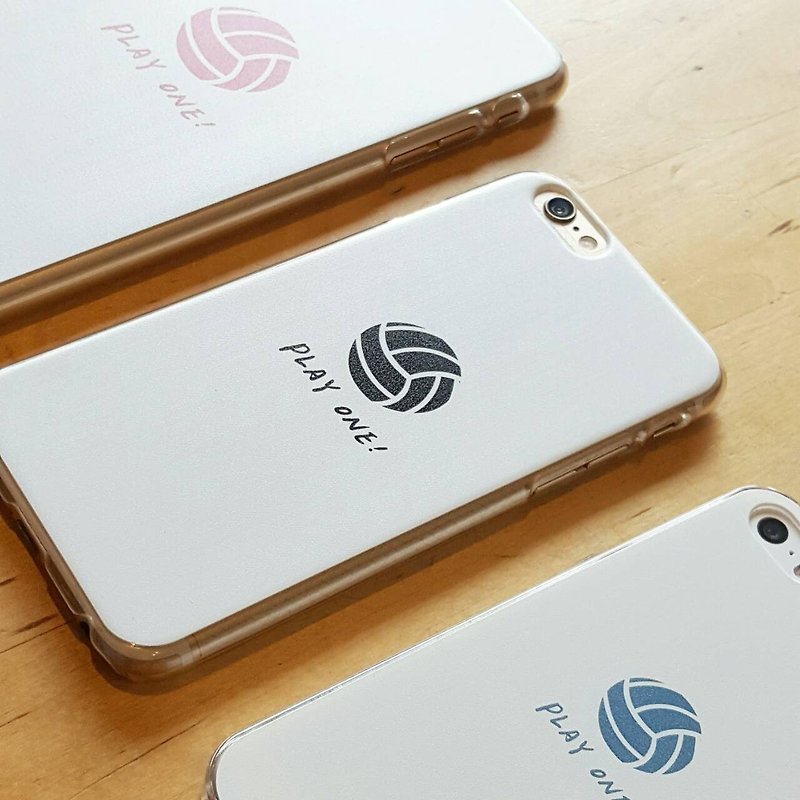 Play one! Volleyball Mobile Shell - Phone Cases - Plastic 