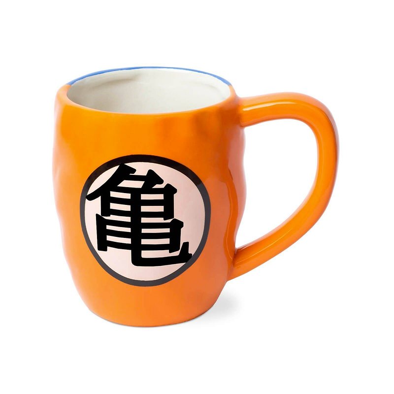 官方授權龍珠悟空亀符號3D馬克杯2023版 - 杯/玻璃杯 - 陶 橘色