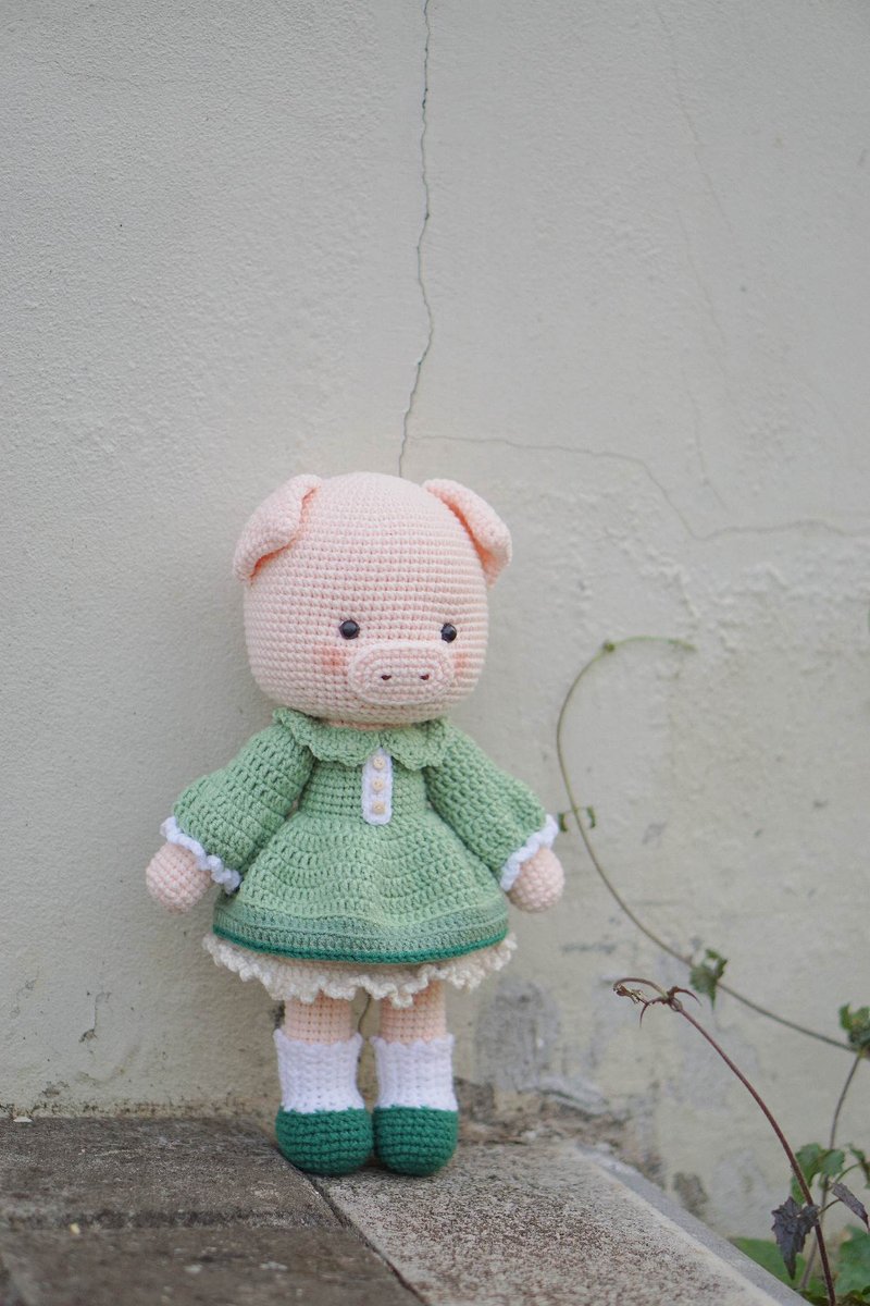Digital Download - PDF | Crochet amigurumi Pattern Pig - 其他數位商品 - 其他材質 
