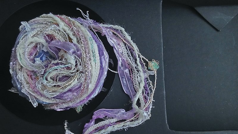 日本混合紗線 - 編織/刺繡/羊毛氈/縫紉 - 聚酯纖維 紫色