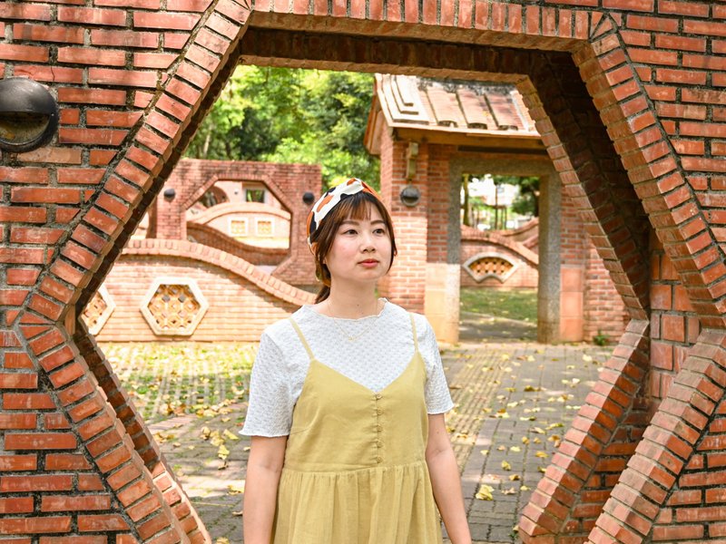 雙拼髮帶 / 白乳牛 - 橘 - 頭箍/髮帶/髮圈 - 棉．麻 橘色