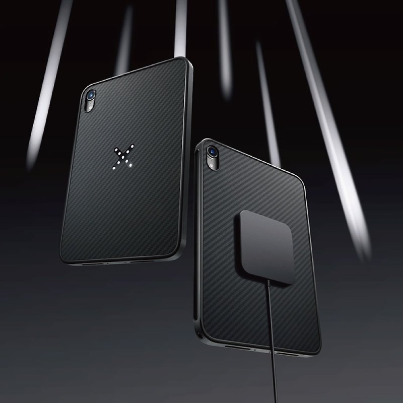 MagEZ CasePro iPadmini6 防撞無線充電磁吸保護殼-展示品 - 平板/電腦保護殼 - 其他人造纖維 黑色
