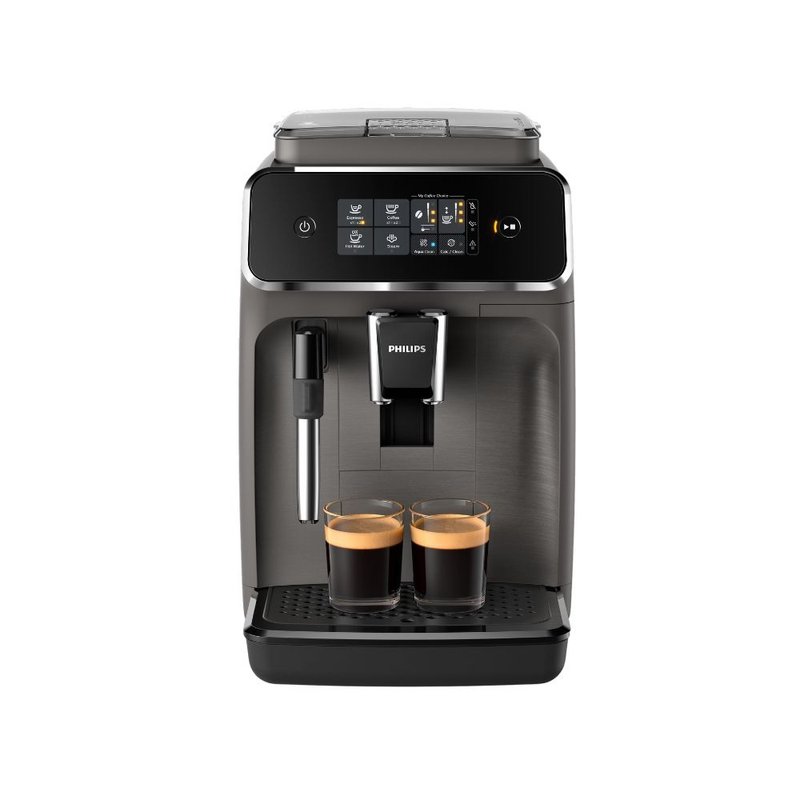 Philips Saeco semi-automatic double grinding espresso machine ESS5228/02 - Kitchen Appliances - Other Materials Black