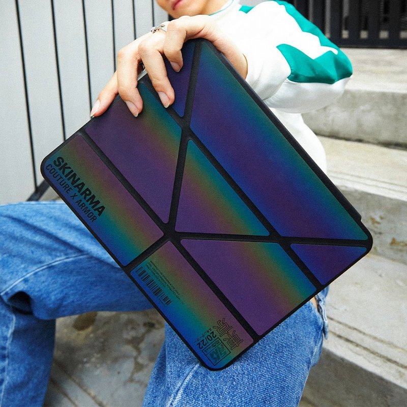 iPad Air10.9/ Pro 11吋 Kira Kobai 東京款可拆蓋帶筆槽保護套 - 平板/電腦保護殼/保護貼 - 塑膠 黑色