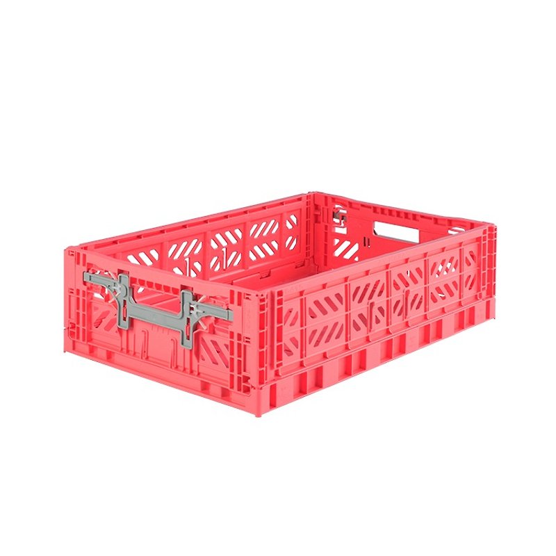 Turkey Aykasa Folding Storage Basket (L15)-Apricot Powder - กล่องเก็บของ - พลาสติก 