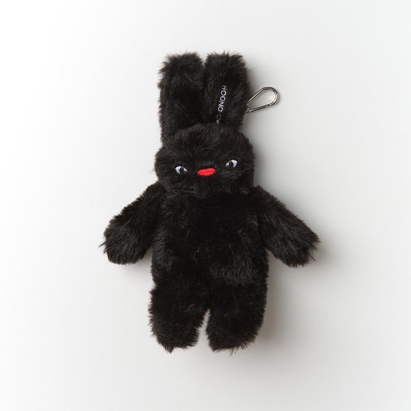 【HOT item】ACC Loveyom keychain - eco fur - Black - ที่ห้อยกุญแจ - วัสดุอื่นๆ สีดำ