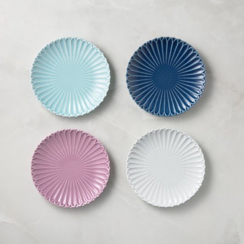 有種創意 石丸陶藝 石丸波佐見燒 - 八重菊淺盤 - (2件組) - 16.8 cm