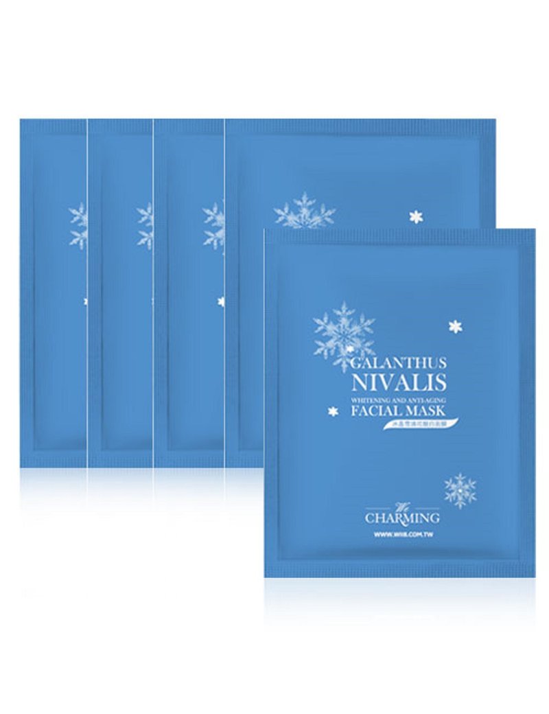 We Charming Weijingpin Ice Crystal Snow Flower Whitening Mask (5 pieces)_Expiration date 2025.10.19 - ที่มาส์กหน้า - วัสดุอื่นๆ 