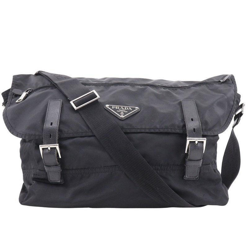【日本直送】プラダ PRADA ショルダーバッグ ナイロン NERO 黒 ユニセックス【中古】 - 側背包/斜背包 - 尼龍 黑色