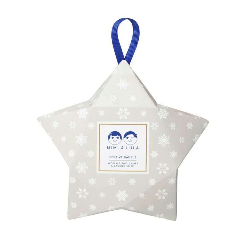 British Mimi & Lula AW23_Xmas star shaped Christmas gift box - เครื่องประดับ - เส้นใยสังเคราะห์ 