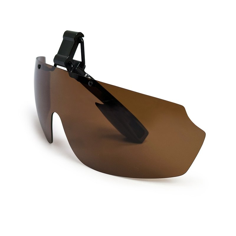 【ACEKA】Chestnut Brown clip-on sunglasses (METRO clip-on series) - แว่นกันแดด - วัสดุอื่นๆ 