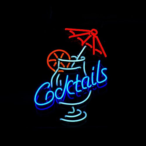 霓虹燈客制 Cocktails雞尾酒霓虹燈LED發光字Neon Sign裝飾廣告招牌Logo裝飾